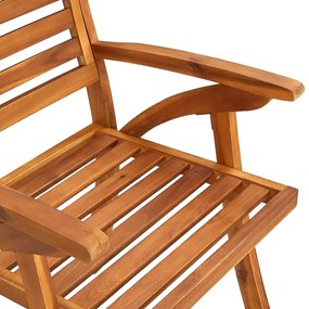 Set mobilier pentru gradina, 3 bucati, lemn masiv de acacia Patrat, 3