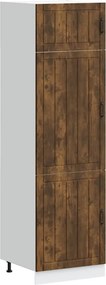 vidaXL Dulap de bucătărie „Lucca” Lemn prelucrat de stejar afumat