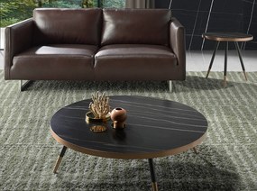 Masuta laterala eleganta design LUX Marble, 46cm