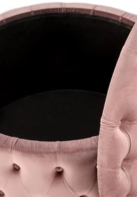 Taburet Nunez roz H40 cm