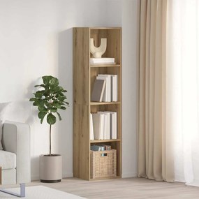 vidaXL Dulap cărți/Dulap TV Artisan Stejar 36x30x143cm Lemn prelucrat