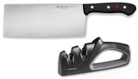 Set de cuțit de bucătărie chinezesc și ascuțitoare GOURMET Wüsthof