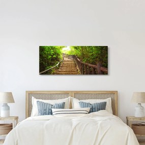 Tablou - Scări în natură (120x50 cm)