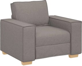 vidaXL Canapea fotoliu gri taupe 100x78x84 cm, material textil