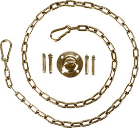 Scaun suspendat, transparent/ auriu/ roz, BUBBLE NEW TIP 1
