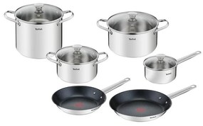 Set de vase de gătit Tefal 10 buc. COOK EAT oțel inoxidabil