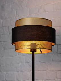 Osram - Lampă de podea DECOR HORNET 1xE27/10W/230V negru/auriu