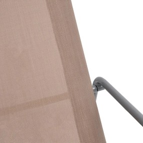 Scaun balansoar de gradina, gri taupe, 95x54x85 cm, textilena 1, Gri taupe