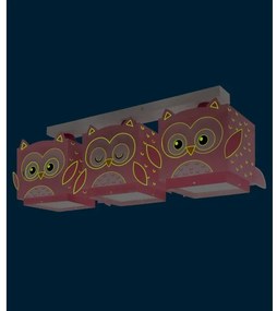 Plafonieră pentru copii Dalber 64483 LITTLE FRIENDS 3xE27/15W/230V