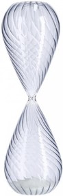 Clepsidră KRONOS, albastru - alb, înălțime 39 cm, Bizzotto