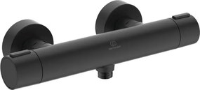 Baterie dus termostatata din aluminiu Ideal Standard Alu+ negru mat