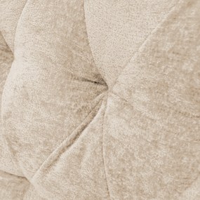 Scaun pivotant de lux, cu balansare, bej, DELMOR