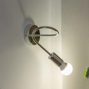 Aplica de perete OXFORD 1xE27/15W/230V crom lucios