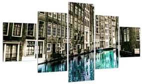 Tablou cu străduță mediteraneenă (125x70 cm), în 40 de alte dimensiuni noi