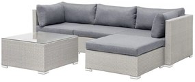 Set canapele pentru grădină Sante (gri deschis). 1011780