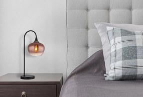 Veioza/Lampa de masa design modern MAXY negru/cupru