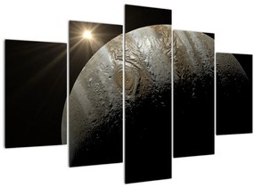 Tablou cu planetă în cosmos (150x105 cm)