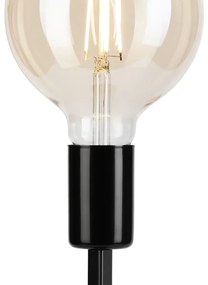 Lampă de masă ASTRID 1xE27/60W/230V negru lucios