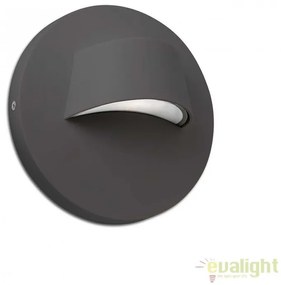 Aplica LED iluminat exterior design minimalist BROW gri inchis 70409