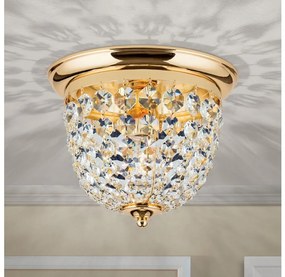 Plafonieră de cristal Orion DLU 1840/26 PLAFOND 1xE27/40W/230V d. 26 cm auriu