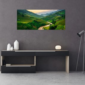 Tablou - Terase de orez II. (120x50 cm)