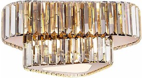 Plafonieră HELIOS, 4 x G9, max. 33 W, 230 V, Ø 44 cm, aurie - Zuma Line C0496-04G-F7AC