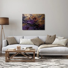 Tablou pe sticlă - Abstracție texturată (70x50 cm)