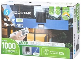 Proiector LED solar dimabil Aigostar LED/100W/3,4V IP65 + telecomandă
