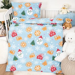 Lenjerie de pat din flanel pentru copii 4Home Sweet Winter, 100 x 135 cm, 40 x 60 cm, 100 x 135 cm, 40 x 60 cm