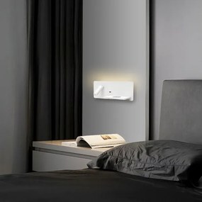 Immax 08285L-LED Aplica LED 3W cu senzor, USB și încărcare wireless, 230V