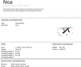 Masa dining design modern Noa SV-742350
