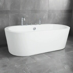 Cada baie freestanding Malaga ovala 170x75, cu baterie integrata