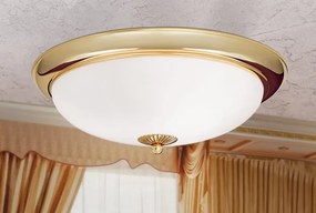 Plafoniera stil clasic Nostalgie 47cm alama matt/opal
