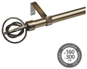 Galerie de perdea 160-300 cm extensibilă din metal – Casa Selección