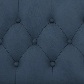 Canapea albastru-închis extensibilă cu tapițerie din catifea 236 cm Felix – Støraa