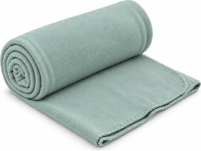 Patura fleece FLEORA, verde mentolat deschis Dimensiune: 180 x 200 cm