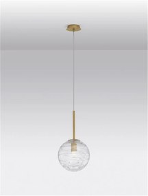 Pendul modern design decorativ COEN auriu D-25cm