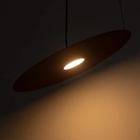 Lampă suspendată pe cablu PIATTO 1xGX53/15W/230V Ø 55 cm, vișinie