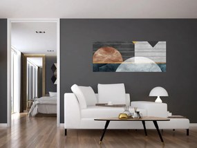 Tablou - Forme și texturi (120x50 cm)