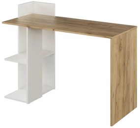 Masă PC Alamein (stejar artisan + alb) . 1116230