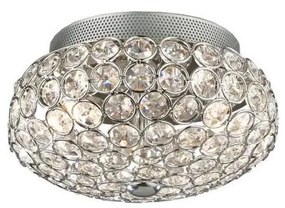 Plafonieră LED de cristal Ideal Lux KING 3xG9/3W/230V d. 25,5 cm crom