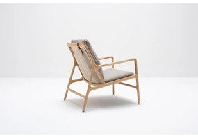 Fotoliu gri-natural Dedo – Gazzda