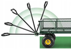 Cărucior de grădină 3in1 capacitate de încărcare până la 200 kg
