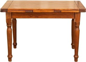 Masa extensibila, L120(210) 80 H80 cm, nuc antichizat, lemn masiv