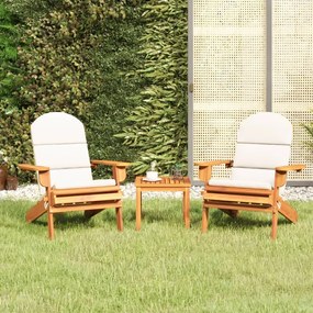 3152123 vidaXL Set mobilier de grădină Adirondack, 3 piese, lemn masiv acacia