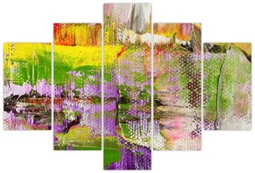 Tablou cu abstracție - pictura (150x105 cm)