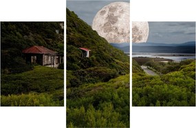 Tablou - peisaj cu luna (90x60 cm)