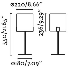 Veioza/Lampa de masa design modern NILA