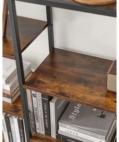 Bibliotecă NAVARO maro/negru