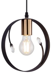 Pendul design modern VIGO negru 15346-1 GL